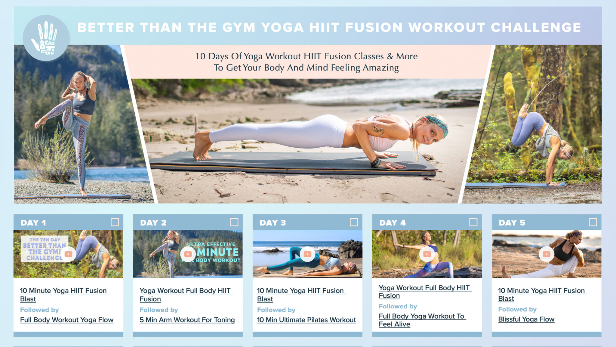 Yoga Workout HIIT Fusion Challenge